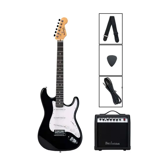 Beckman Guitars Strat Black
