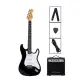 Beckman Guitars Strat Black