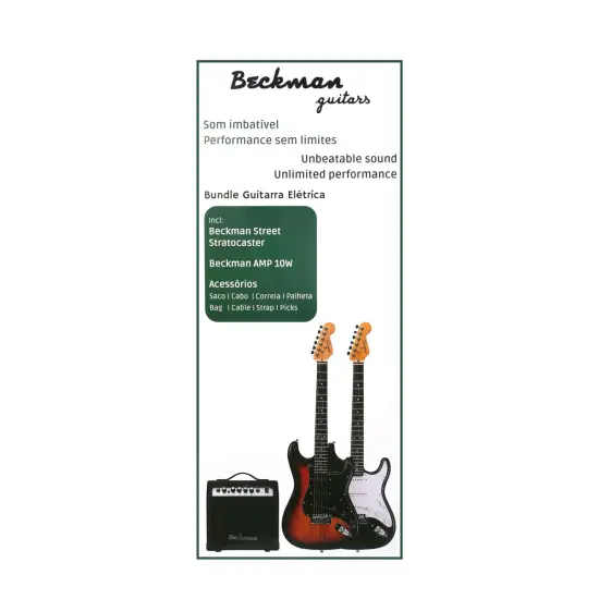 Beckman Guitars Strat Black