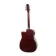 Beckman Guitars Dreadnought Cutaway Tigerburst
