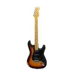 Beckman Guitars Strat Relic Sunburst