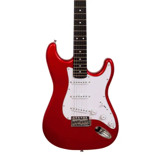 Beckman Guitars Strat Metallic Red