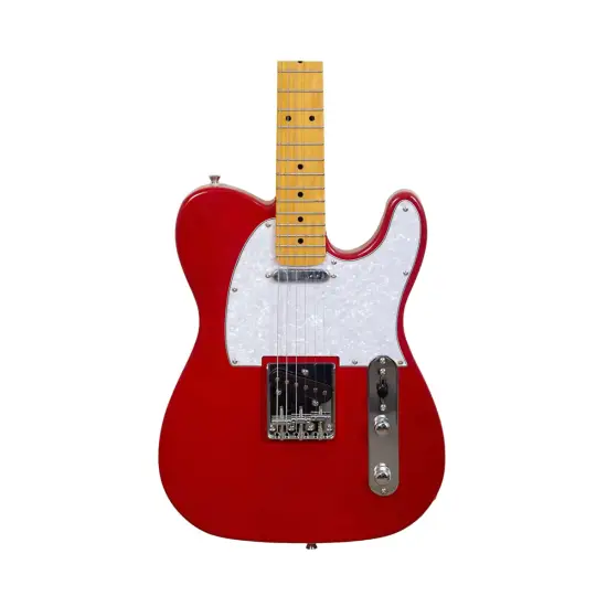 Beckman Guitars Tele Metallic Red
