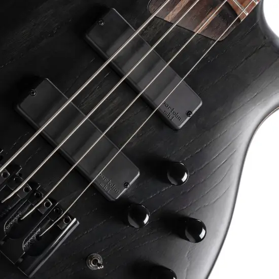 Cort Artisan B4 Element Open Pore Trans Black
