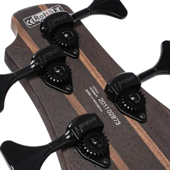 Cort Artisan B4 Element Open Pore Trans Black