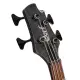 Cort Artisan B4 Element Open Pore Trans Black