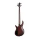 Cort Artisan B4 Element FL Open Pore Trans Black