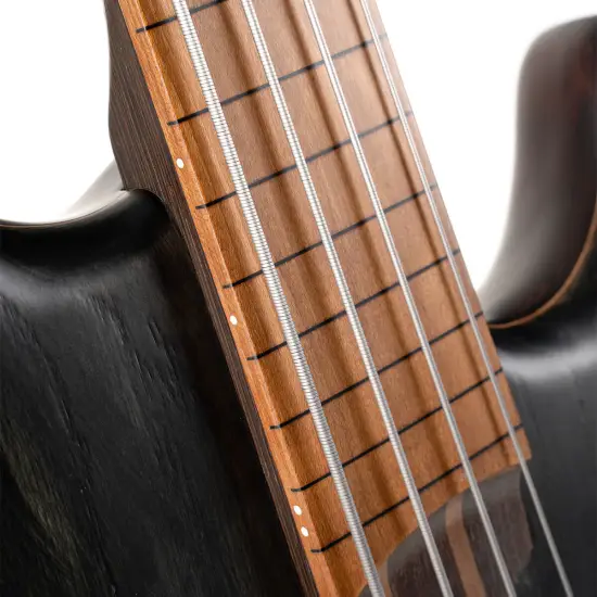 Cort Artisan B4 Element FL Open Pore Trans Black