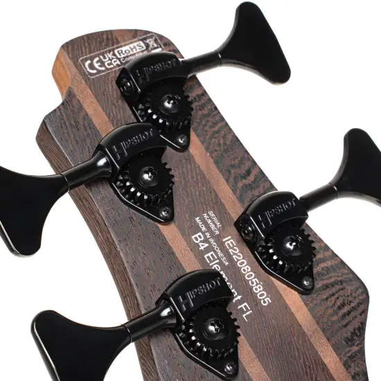 Cort Artisan B4 Element FL Open Pore Trans Black