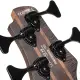 Cort Artisan B4 Element FL Open Pore Trans Black