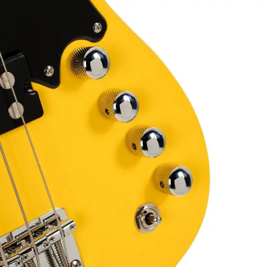 Cort GB Short Scale Yellow Crush
