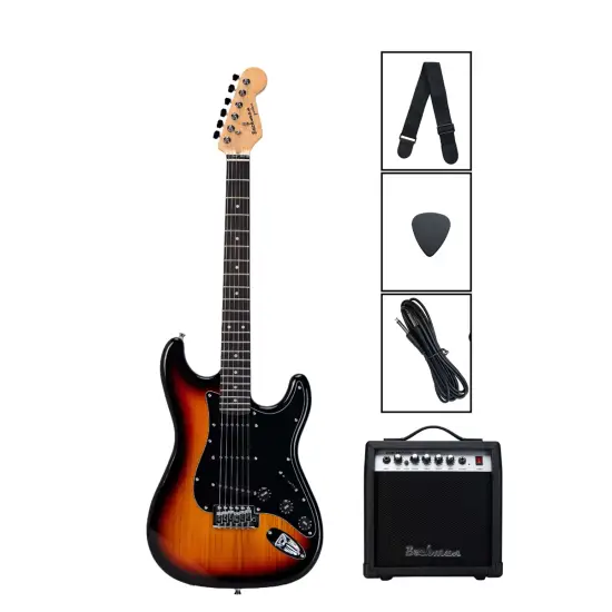 Beckman Guitars Strat Sunburst