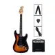 Beckman Guitars Strat Sunburst