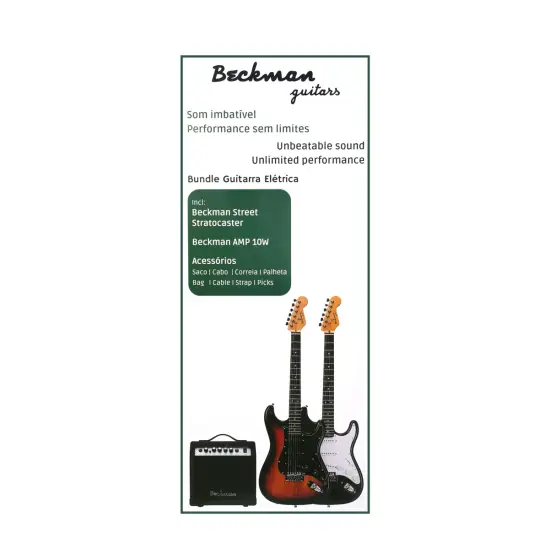 Beckman Guitars Strat Sunburst