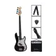 Beckman Guitars P Bass Black