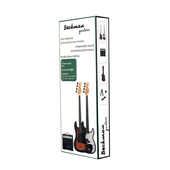 Beckman Guitars P Bass Sunburst