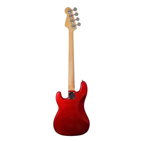 Beckman Guitars P-Bass Metallic Red