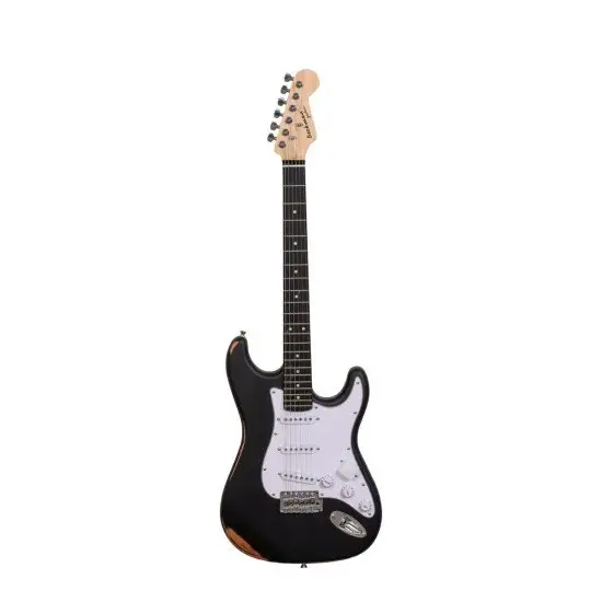 Beckman Guitars Strat Black Relic