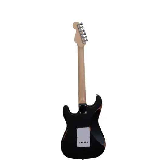 Beckman Guitars Strat Black Relic