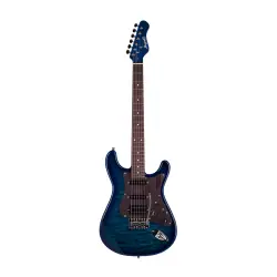 Magneto Guitars Sonnet Modern US-2300 See Thru Blue Quilt