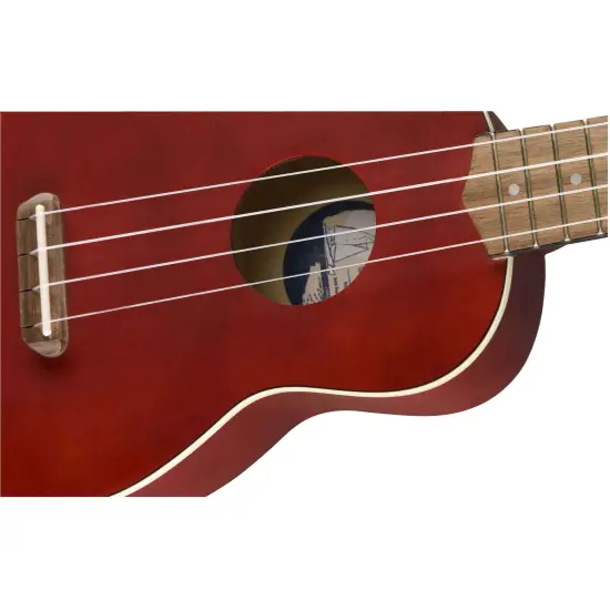 Fender UKULELE SOPRANO Venice Cherry