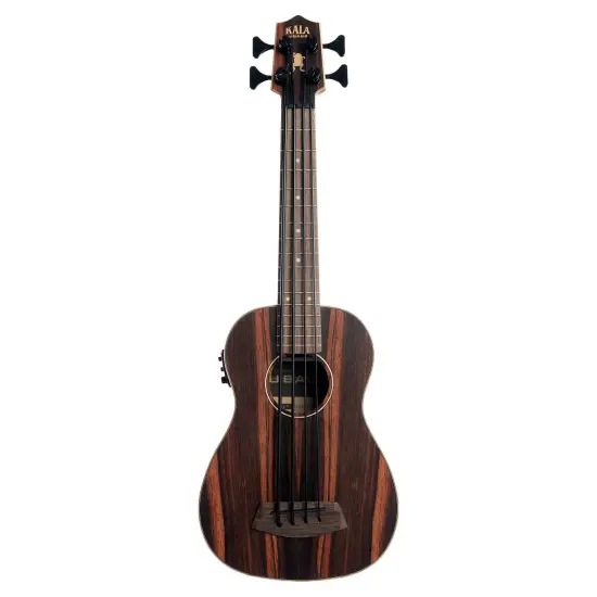 Kala UKELELE BAIXO ELETRIFICADO U Bass Striped Ebony