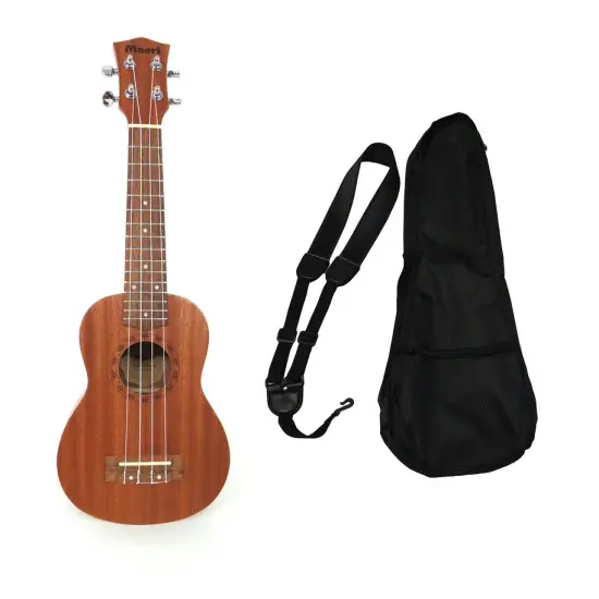 Maori UKULELE Soprano Koa Zebra WK 2S Pack
