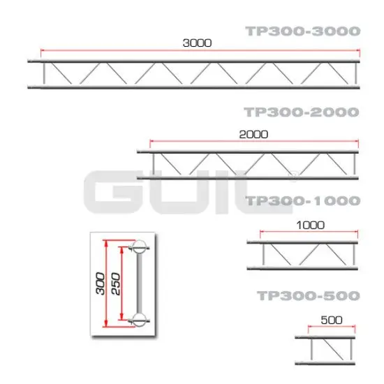 Guil TRUSS PARALELO 2MT TP300 2000