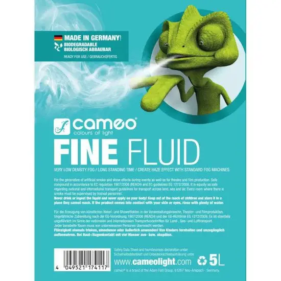 Cameo LIQUIDO FUMO FINE FLUID 5L
