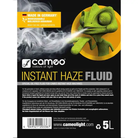 Cameo LIQUIDO FUMO INSTANT HAZE FLUID 5L