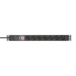Adam Hall PAINEL RACK 1UN 7 TOMADAS SCHUKO 87471