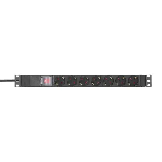 Adam Hall PAINEL RACK 1UN 7 TOMADAS SCHUKO 87471