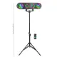 KARMA BARRA LUZ 2 PROJECTORES RGB/2 GLOBOS RGB