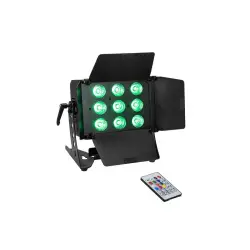 Eurolite FLOODLIGHT LED CLS 9 QCL RGB/WW 9x7W