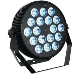 FOS PROJETOR LED PAR LED 18x 10W RGBW DMX