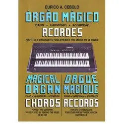 Eurico Cebolo LIVRO Orgão Magico Acordes
