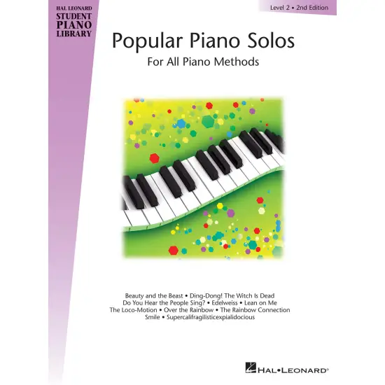 HAL LEONARD LIVRO Popular Piano Solos Level 2