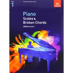 ABRSM LIVRO Piano Scales & Broken Chords   Grade 1