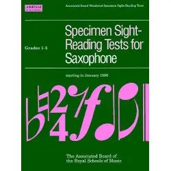 ABRSM LIVRO Specimen Sight Reading Tests for Saxophone   Grades 1 5