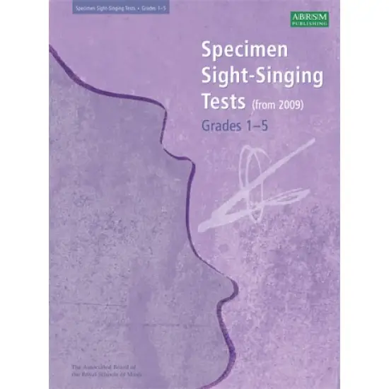 ABRSM LIVRO Specimen Sight Singing Tests   Grades 1 5