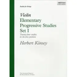 ABRSM LIVRO Violin Elementary Progressive Studies Set 1