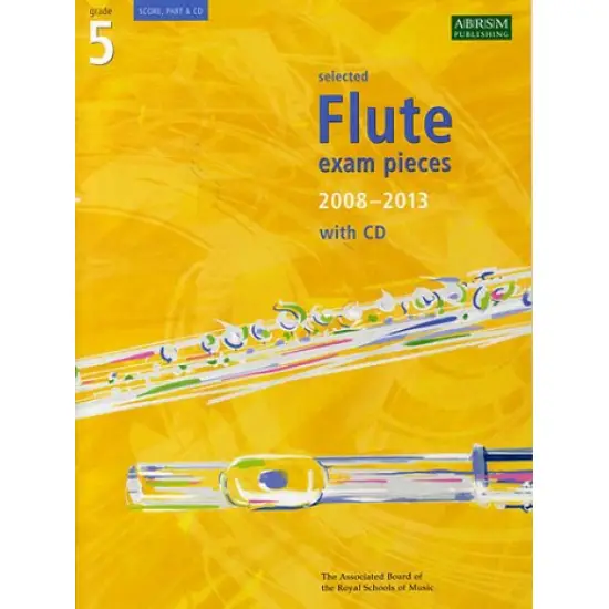 ABRSM LIVRO Flute Exam Pieces   Grade 5 2008 2013 (com CD)