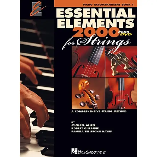 HAL LEONARD LIVRO Essential Elements 2000 For Strings   Piano (DVD)