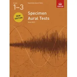ABRSM LIVRO Specimen Aural Tests Grade 1 3