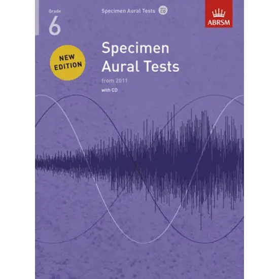 ABRSM LIVRO Specimen Aural Tests Grade 6 (with CD)