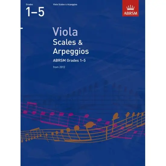 ABRSM LIVRO Viola Scales & Arpeggios   Grades 1–5