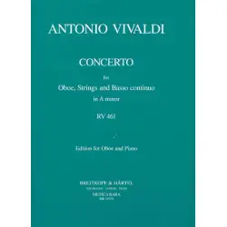 ABRSM LIVRO Antonio Vivaldi: Oboe Concerto in A minor RV461