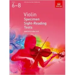ABRSM LIVRO Violin Specimen Sight Reading Tests   Grade 6 8