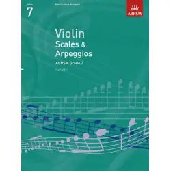 ABRSM LIVRO Violin Scales & Arpeggios   Grade 7