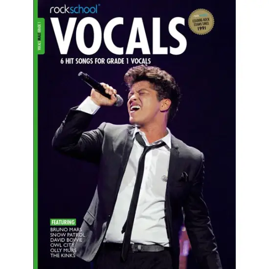 Rockschool LIVRO Vocals Male Grade 1 2014